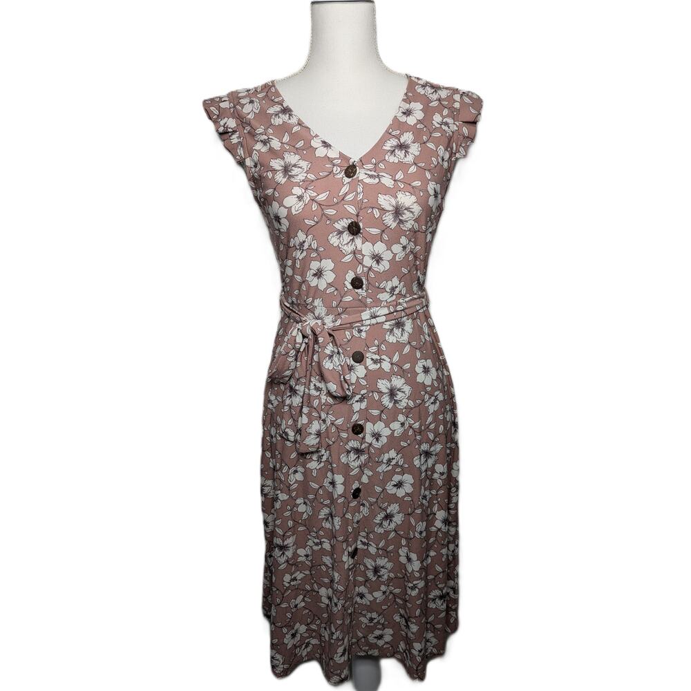 Women's Monteau Los Angeles Light Pink Dress - Size M